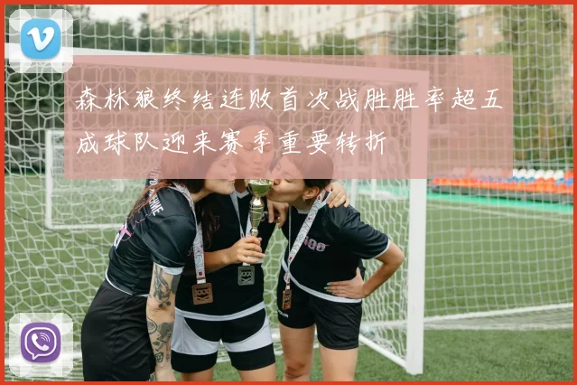 森林狼终结连败首次战胜胜率超五成球队迎来赛季重要转折